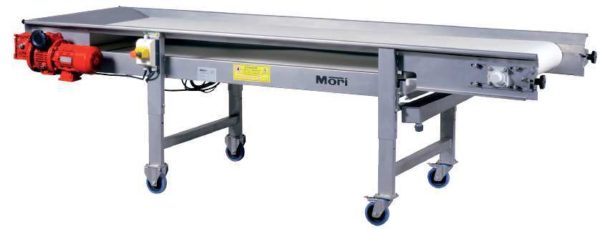 Mori belt sorting table for wine & cider production